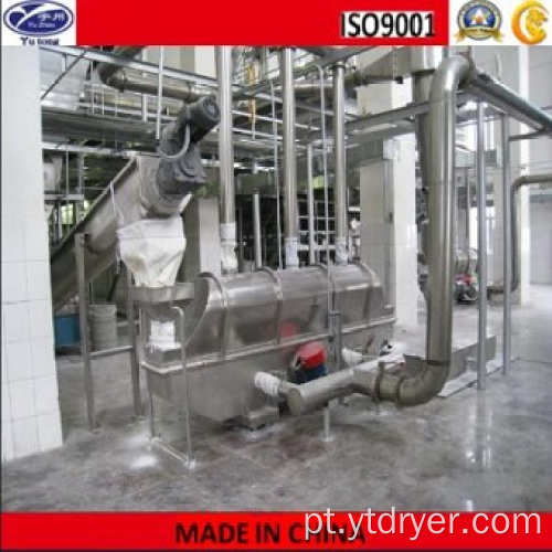 Máquina de secagem de leito fluidizado vibratório de acetato de potássio
